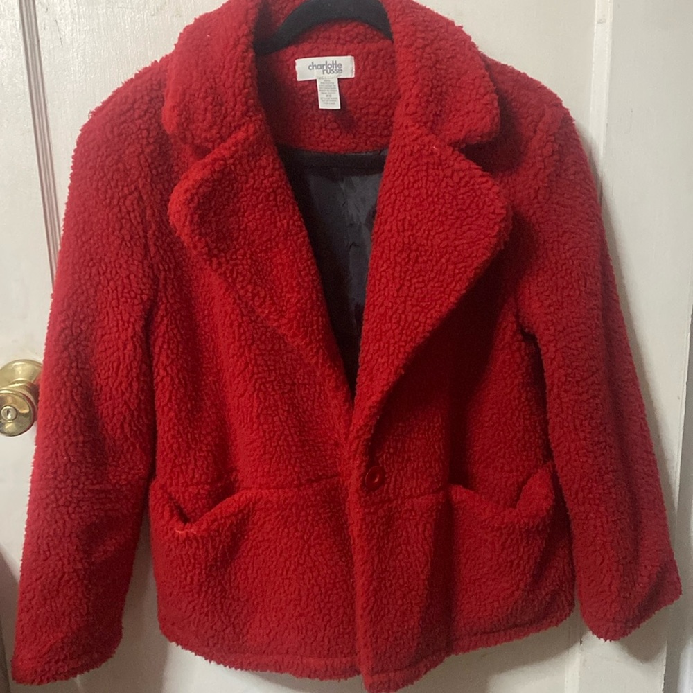 Charlotte Russe Oversized Fuzzy Blazer